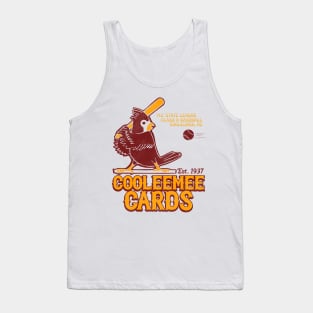 Defunct Cooleemee Cards Baseball Team Tank Top